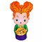 3.5' Gemmy Airblown Inflatable Disneyu Halloween Hocus Pocus Winifred w/ Pumpkin Yard Decoration 551463